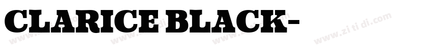Clarice Black字体转换 Clarice Black字体转换